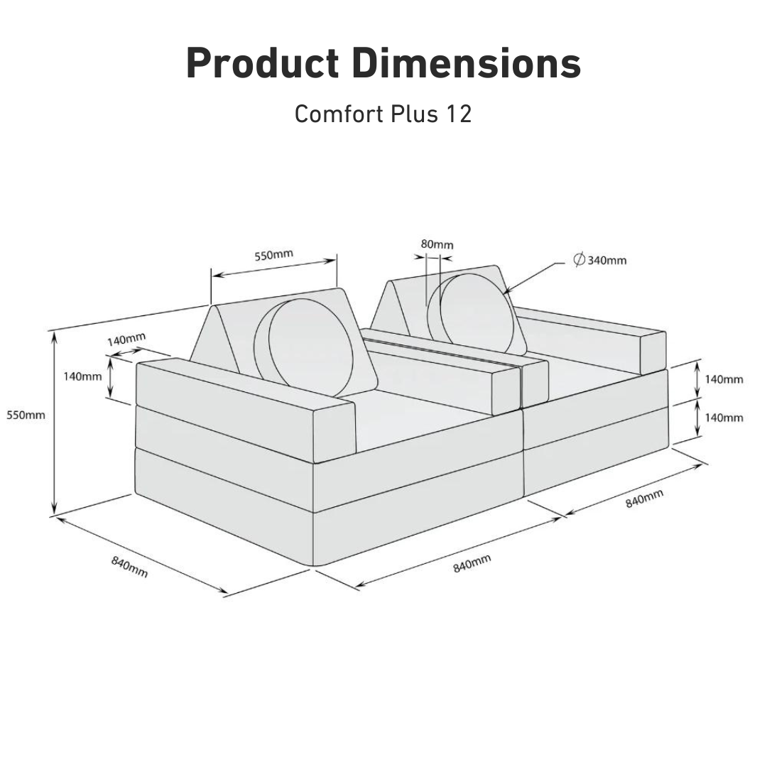 Comfort Plus 12 piece