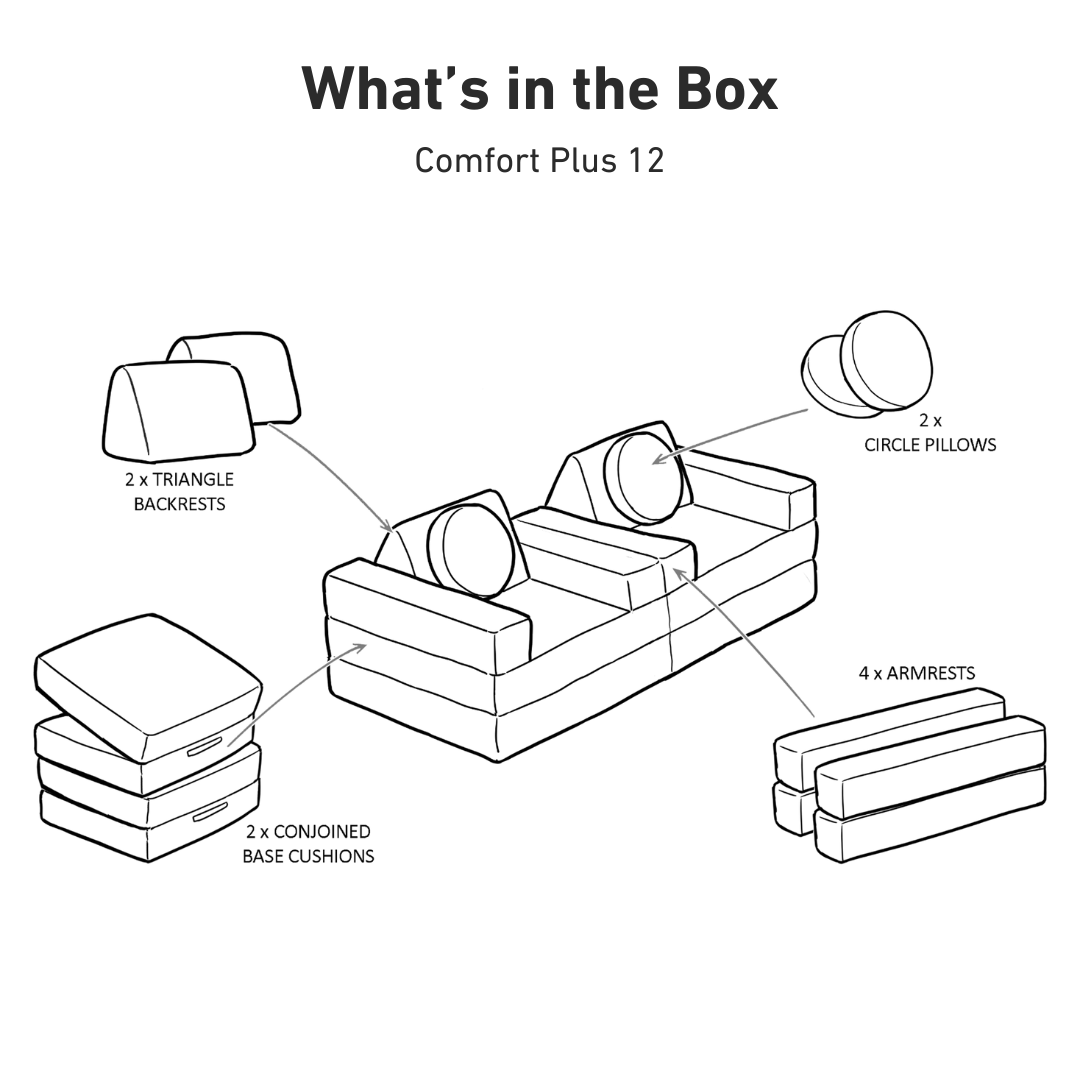 Comfort Plus 12 piece