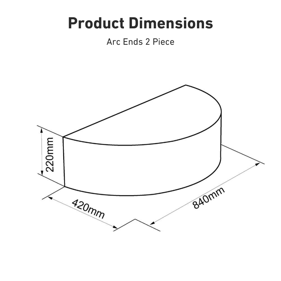 Arc Ends 2 piece