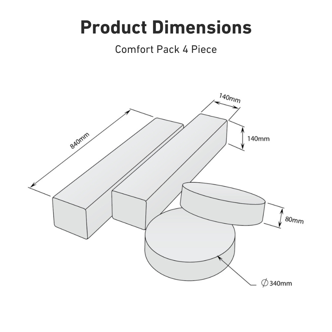 Comfort Pack 4 piece