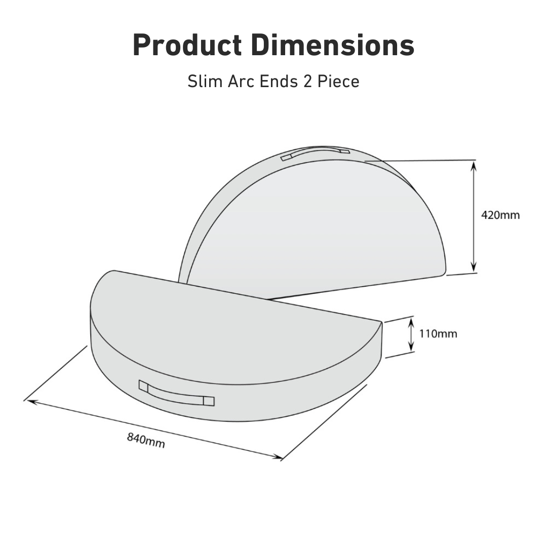 Slim Arcs 2 piece